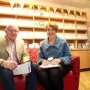 c04000300_L-R John Knight, Service User and Sue Llewelyn, Macmillan Information and Support Co-ordinator.JPG