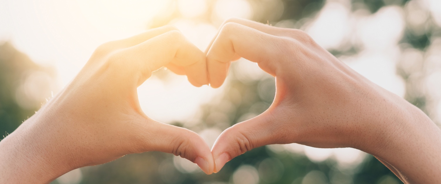 hands making a heart shape