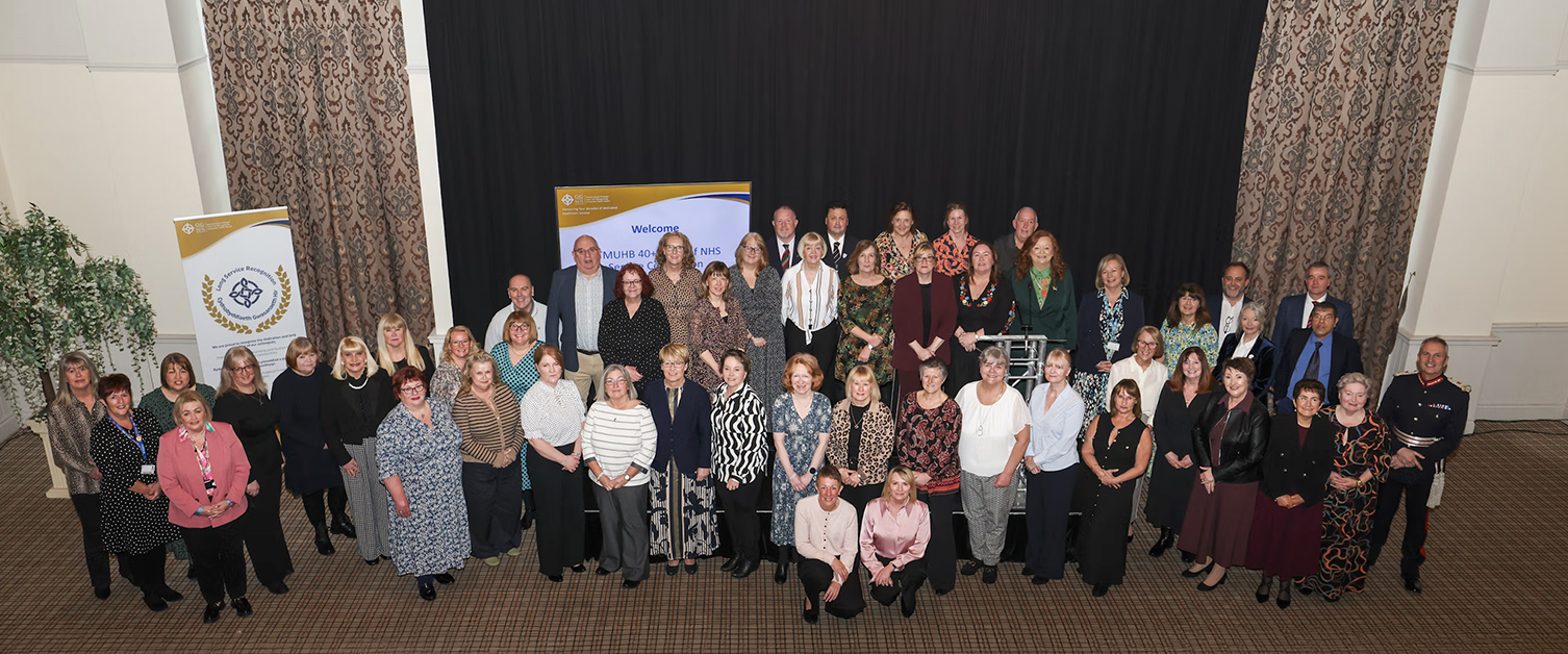 colleagues who have each given 40 or more years of dedicated service to the NHS