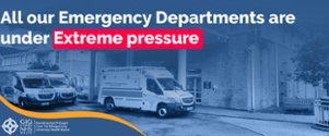 Emergency departments under extreme pressure