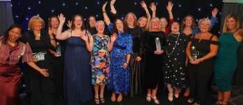 Some of the winners on the night