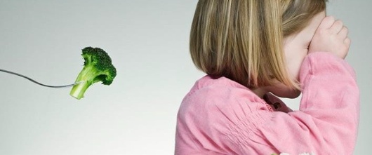 Child refusing broccoli
