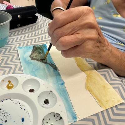 Patient painting