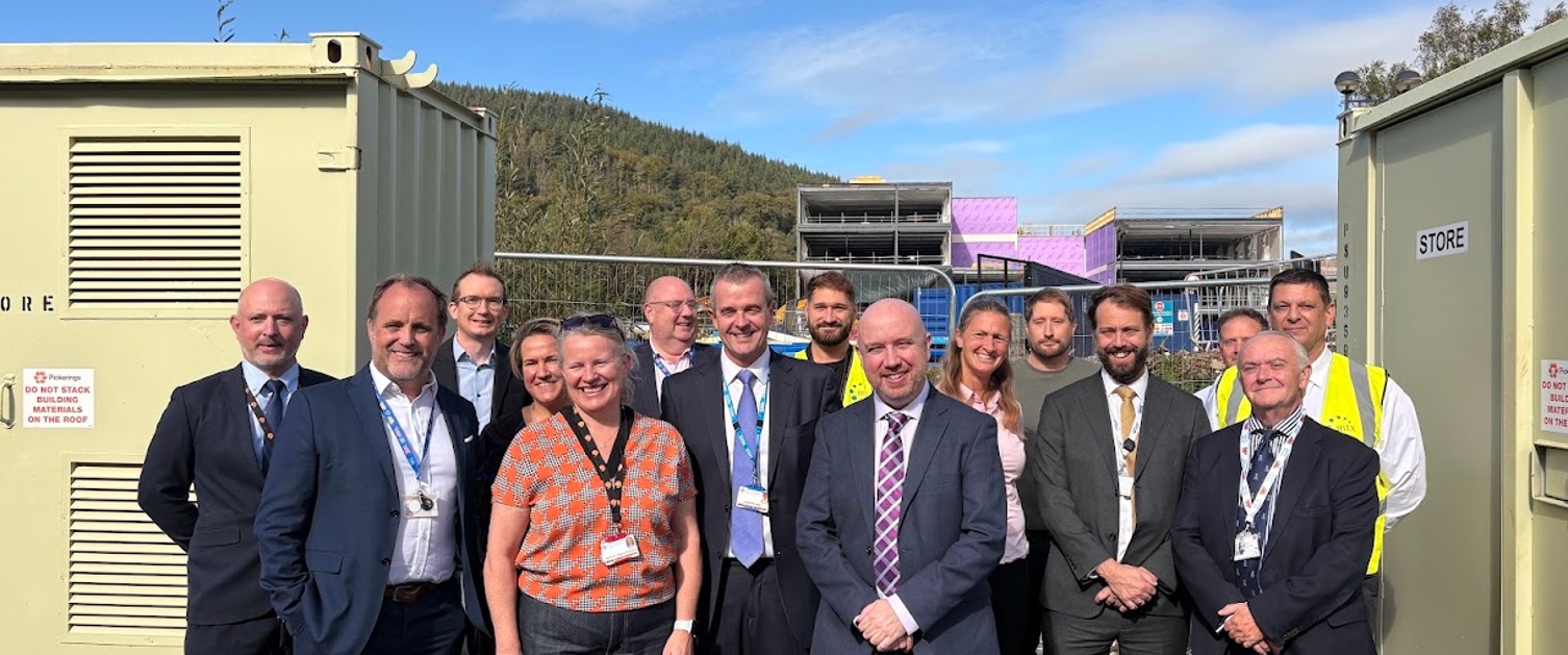 Cabinet Minister Visit to Llantrisant Health Park Development