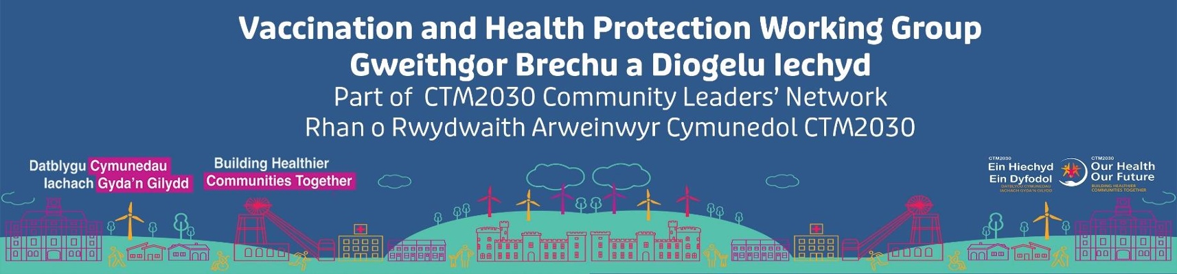 Vaccination and Health Protection Working Group Gweithgor Brechu a Diogelu lechyd Part of CTM2030 Community Leaders