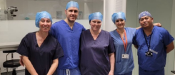 Staff at the Ophthalmic Centre of Excellence