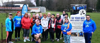 Group photo of the 5K Your Way Parkrun Team