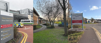 entrances of hospital sites