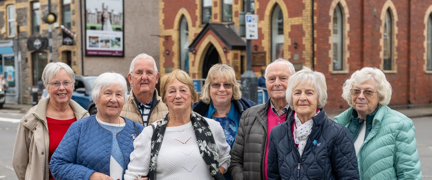 A group of elderly people