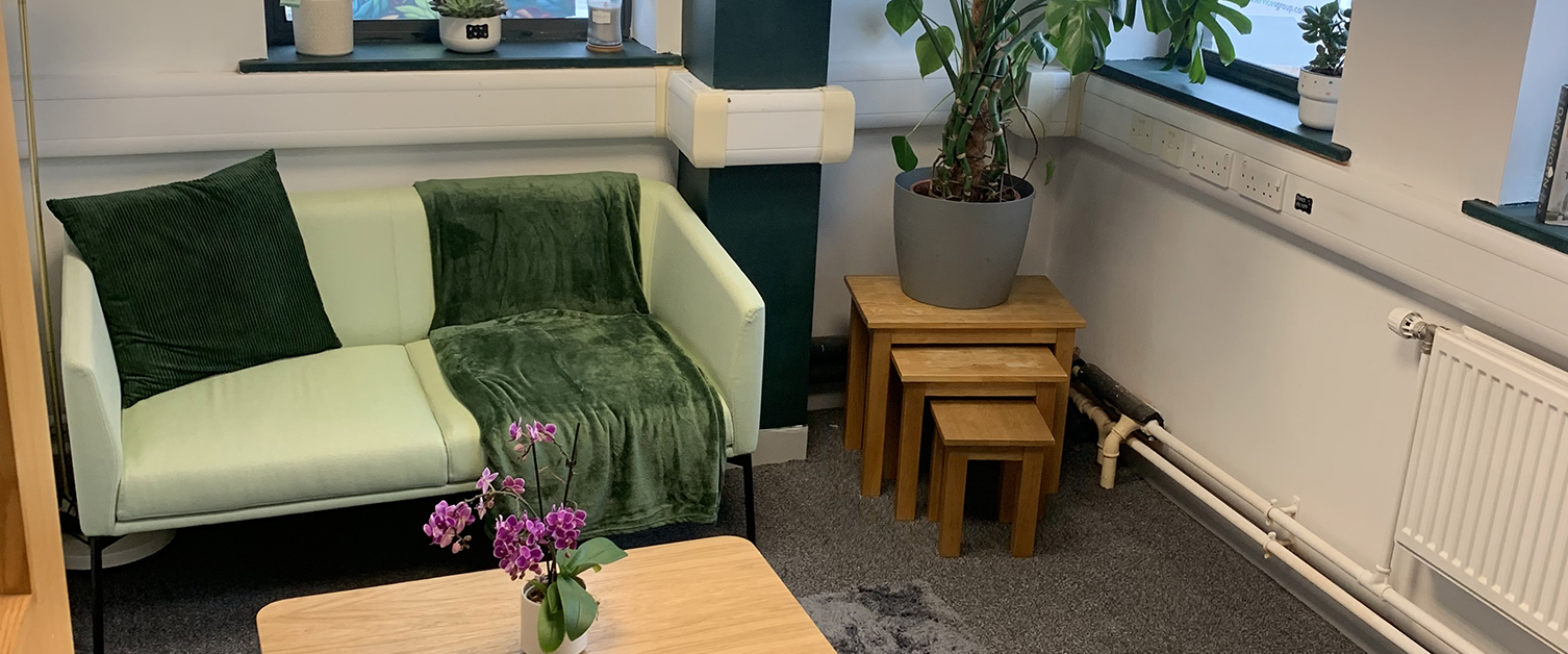 new staff breakroom and wellbeing space
