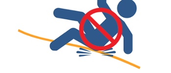 Icon of person falling