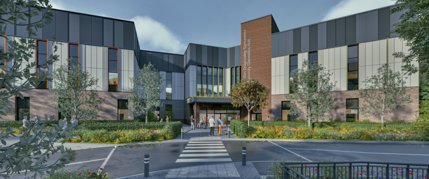 external of Llantrisant Health Park