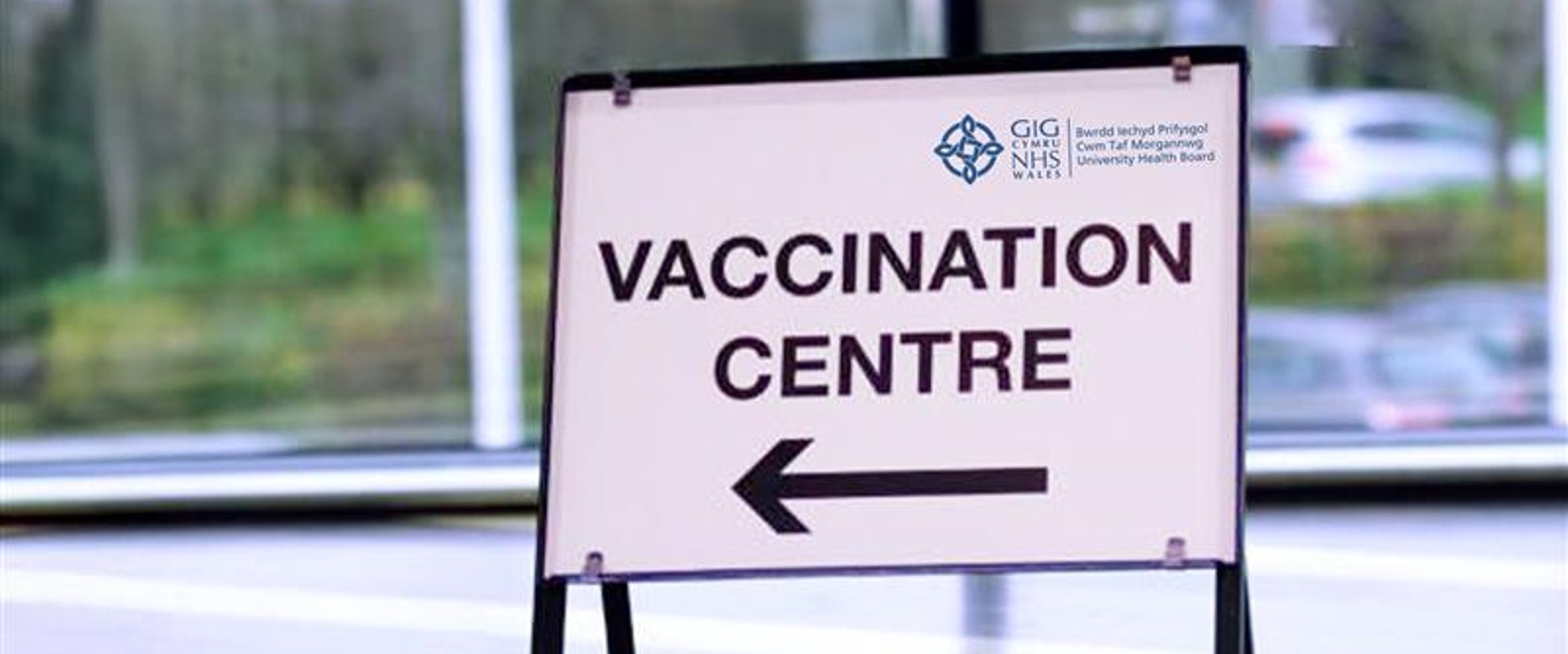 Vaccination Centre Sign