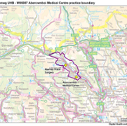 Abercwmboi Medical Centre practice boundary.png