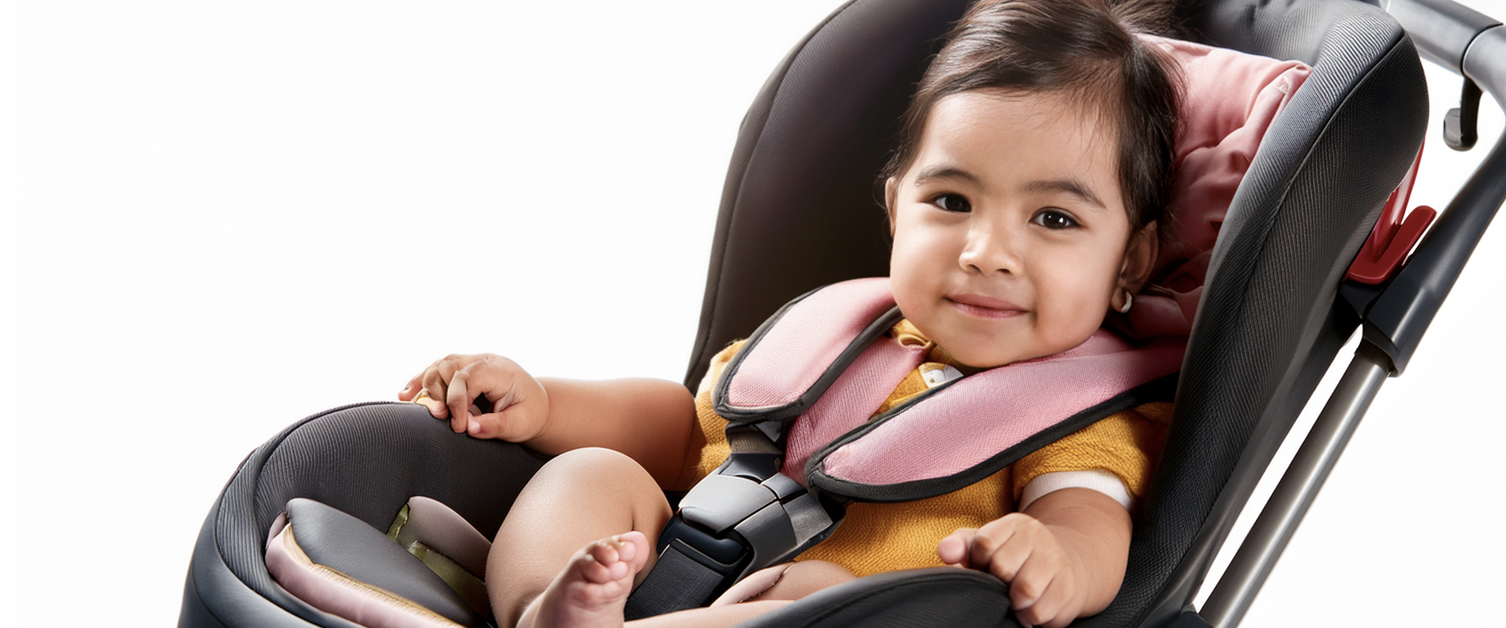 Baby in a car seat
