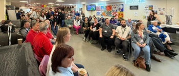 people at CTM Veterans and Armed Forces Health Event