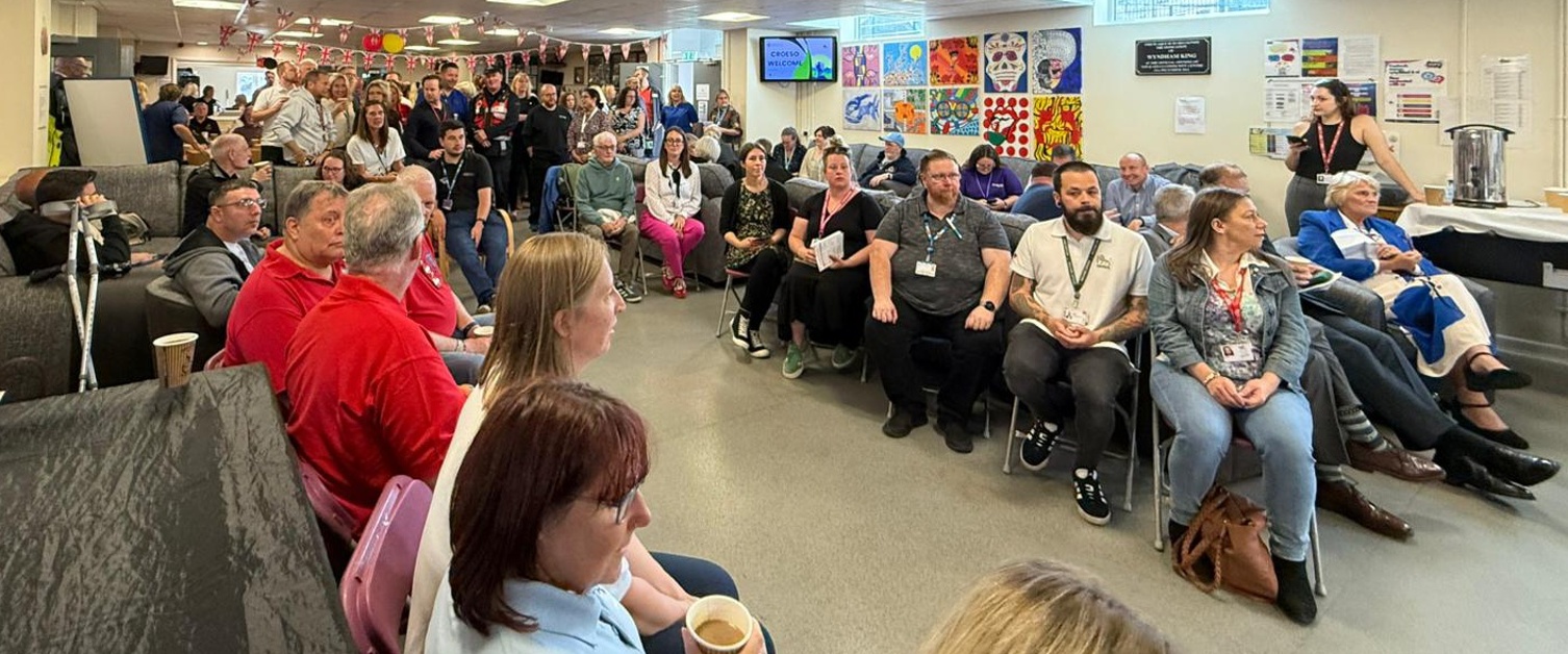 people at CTM Veterans and Armed Forces Health Event