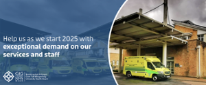 Help us as we start 2025 with exceptional demand on our services and staff