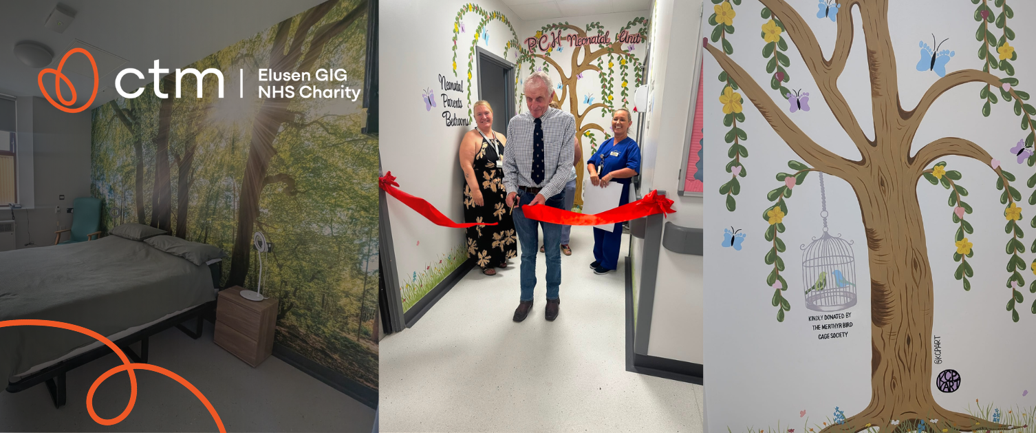 ribbon being cut at Prince Charles Hospital