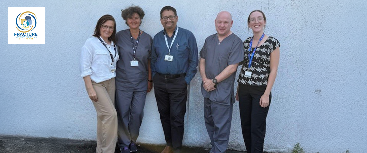 Left to Right - Natalie Hill, Yasmin Ford, Raja Biswas, Michael Jones, Chelsie Humphreys