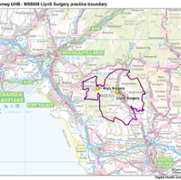 Llynfi Surgery practice boundary.png
