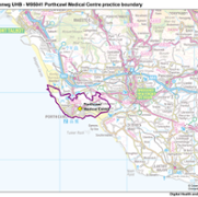 Porthcawl Medical Centre Practice boundary.png
