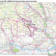 St Andrews Surgery practice boundary.png