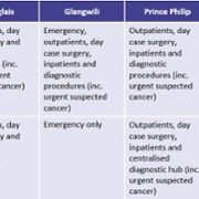 Table 9 Consultation options – urology