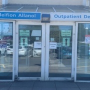 Glangwili accident and emergency outpatient door.jpg
