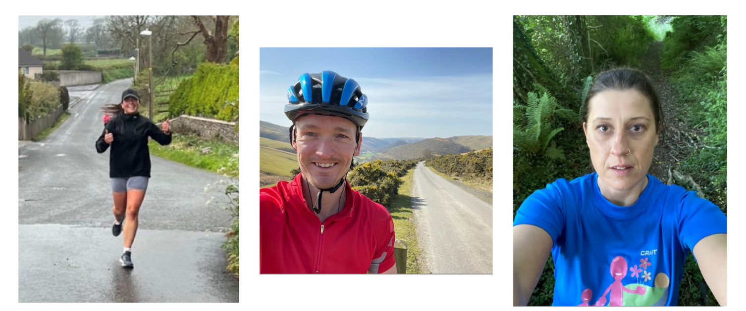 Fundraisers Jess Gibby, Alan Flear and Lydia Hayward