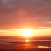 Pembrokeshire sunset image