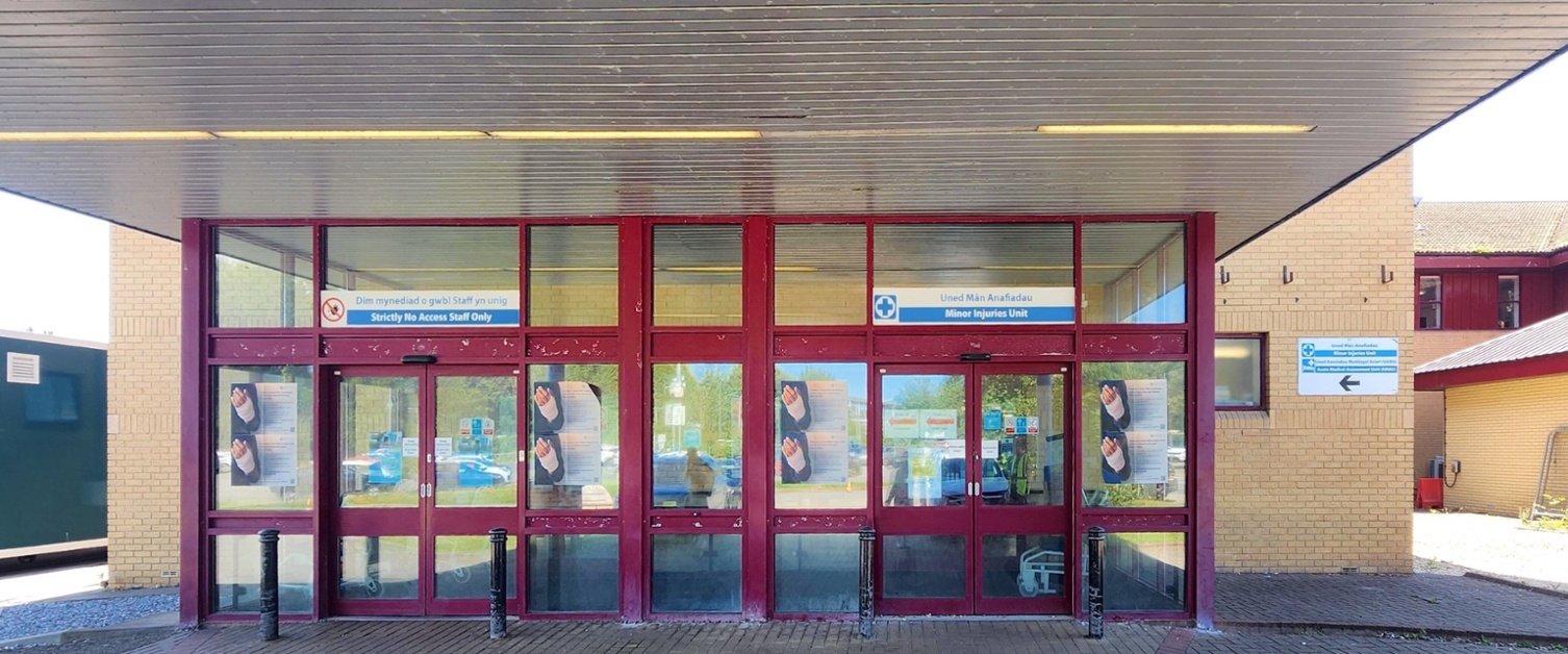 Entrance to the Minor Injury Unit
