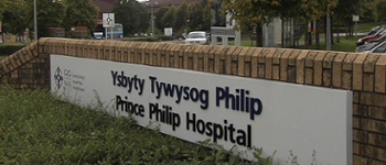 Prince philip hospital sign