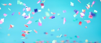 colourful confetti 