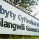 Glangwili hospital sign