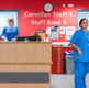 busy ward staff reception