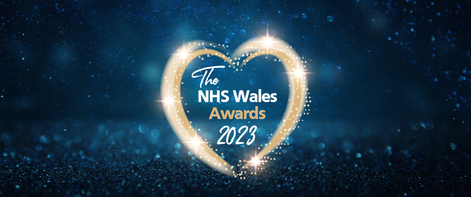 Logo for the NHS Wales Awards 2023