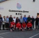 Course attendees outside building