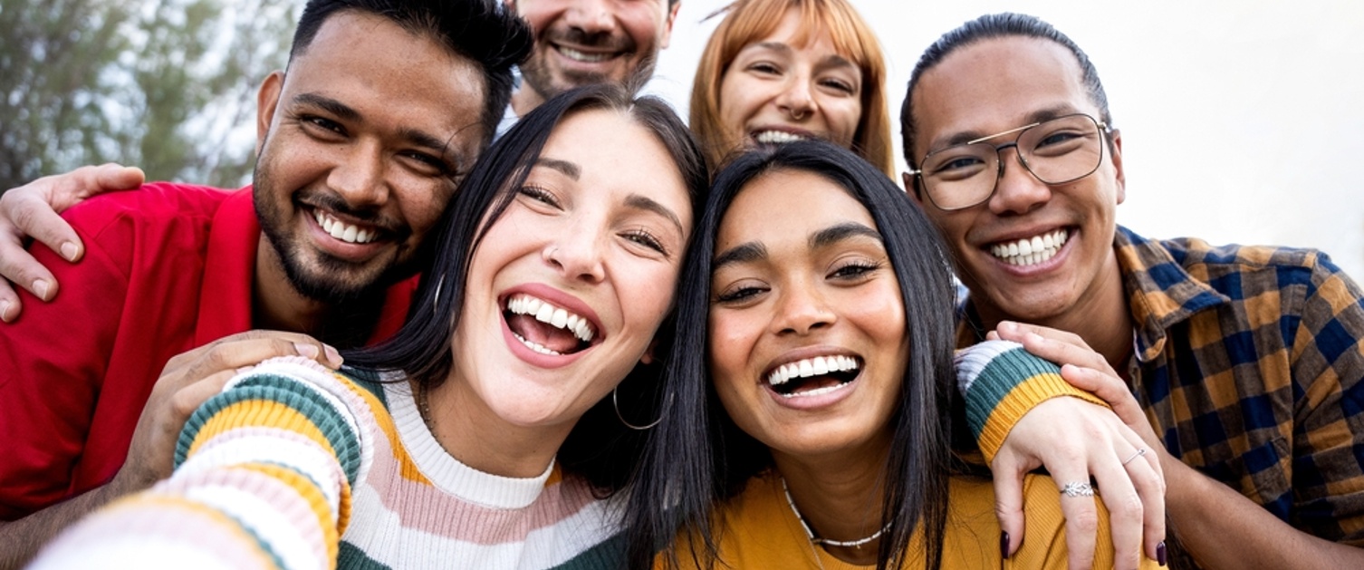 Group of adults smiling