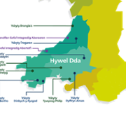 hospital map Cymraeg