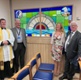l- r Father Liam Bradley, Revd Martin Spain, Ms Laura Phillips and Revd Geoffrey Eynon