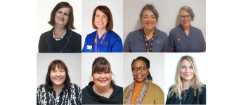 A photo collage of eight finalists from RCn awards 2023