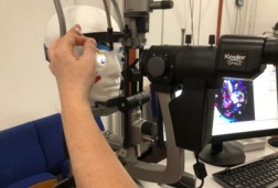 Optometry training dummy