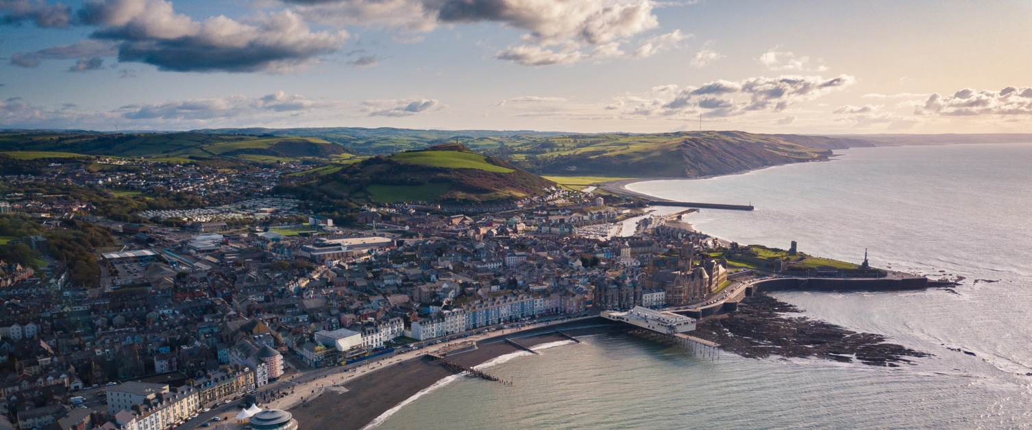 landscape of Aberystwyth