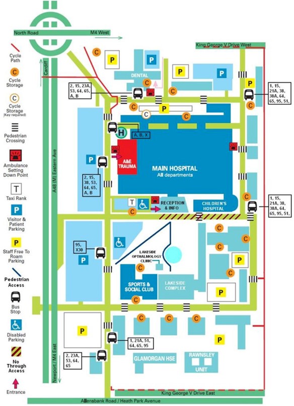 Appendix 2 Maps Of Main LHB Training Locations HEIW