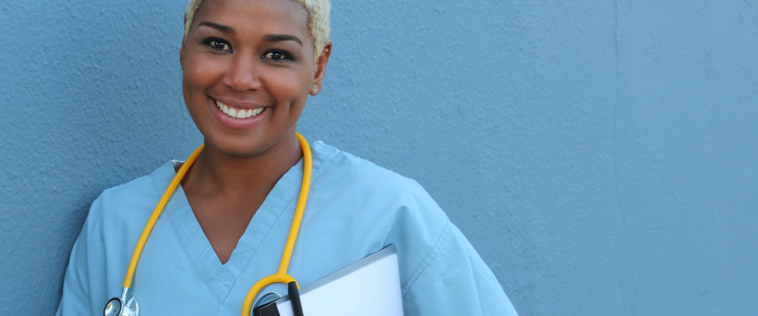 Nurse smiling