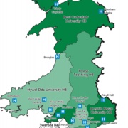 Wales map July 2019 image