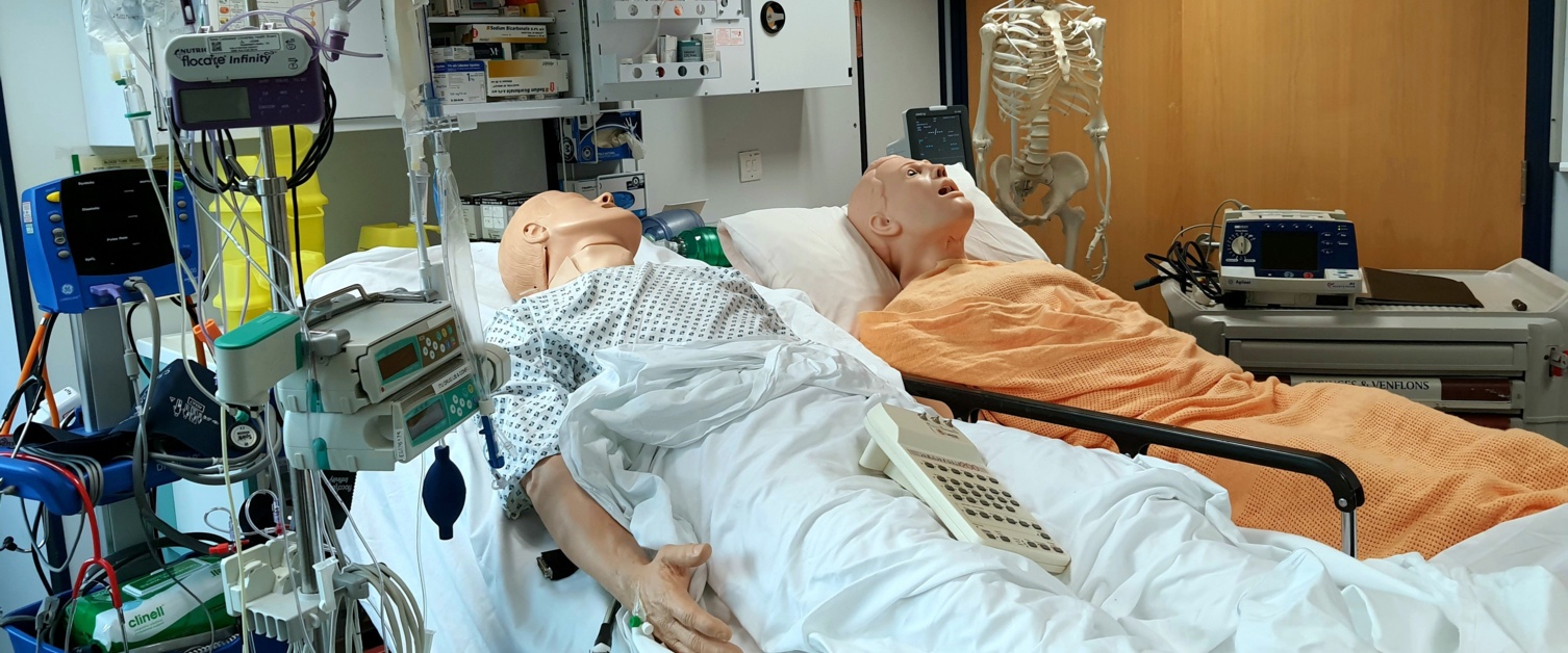 Simulation of two patients