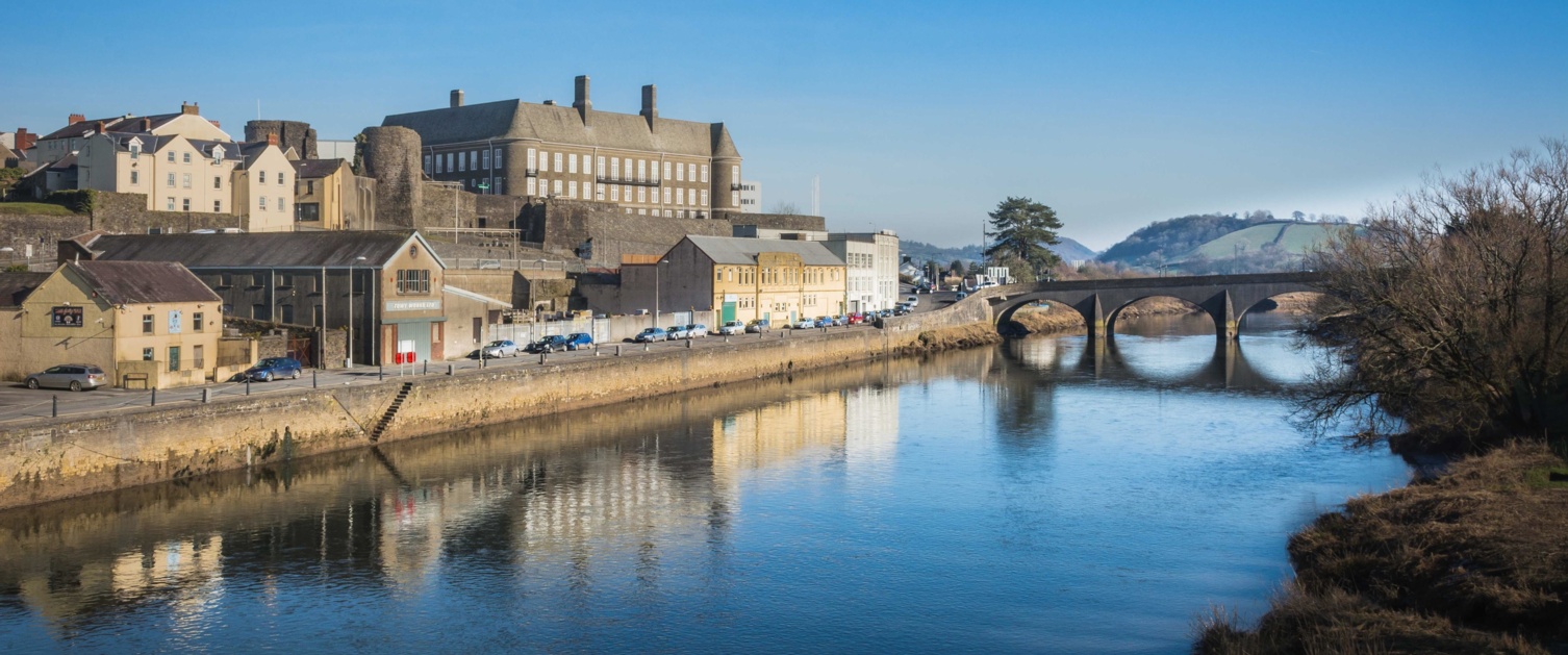 River Towy in Carmarthen