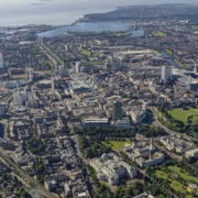 Cardiff from the air